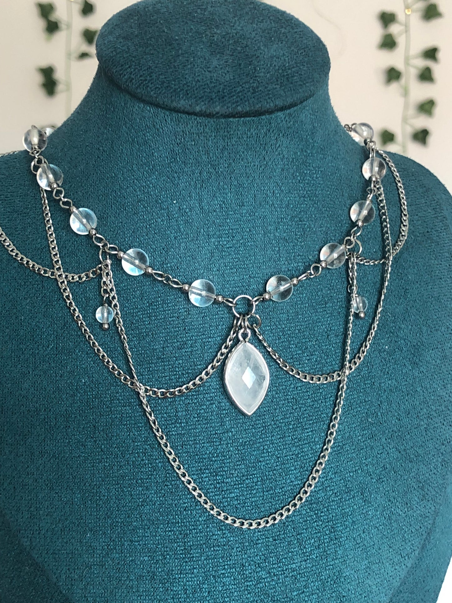 Collier « Francesca » Cristal de roche