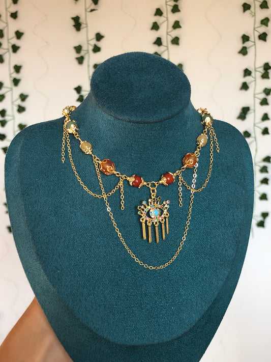 Collier « Arc-en-ciel » & Mélange pierres naturelles