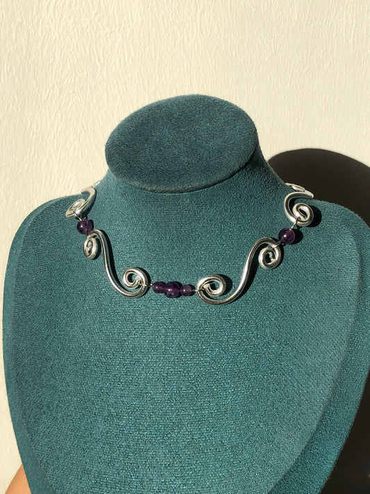 Choker Améthyste