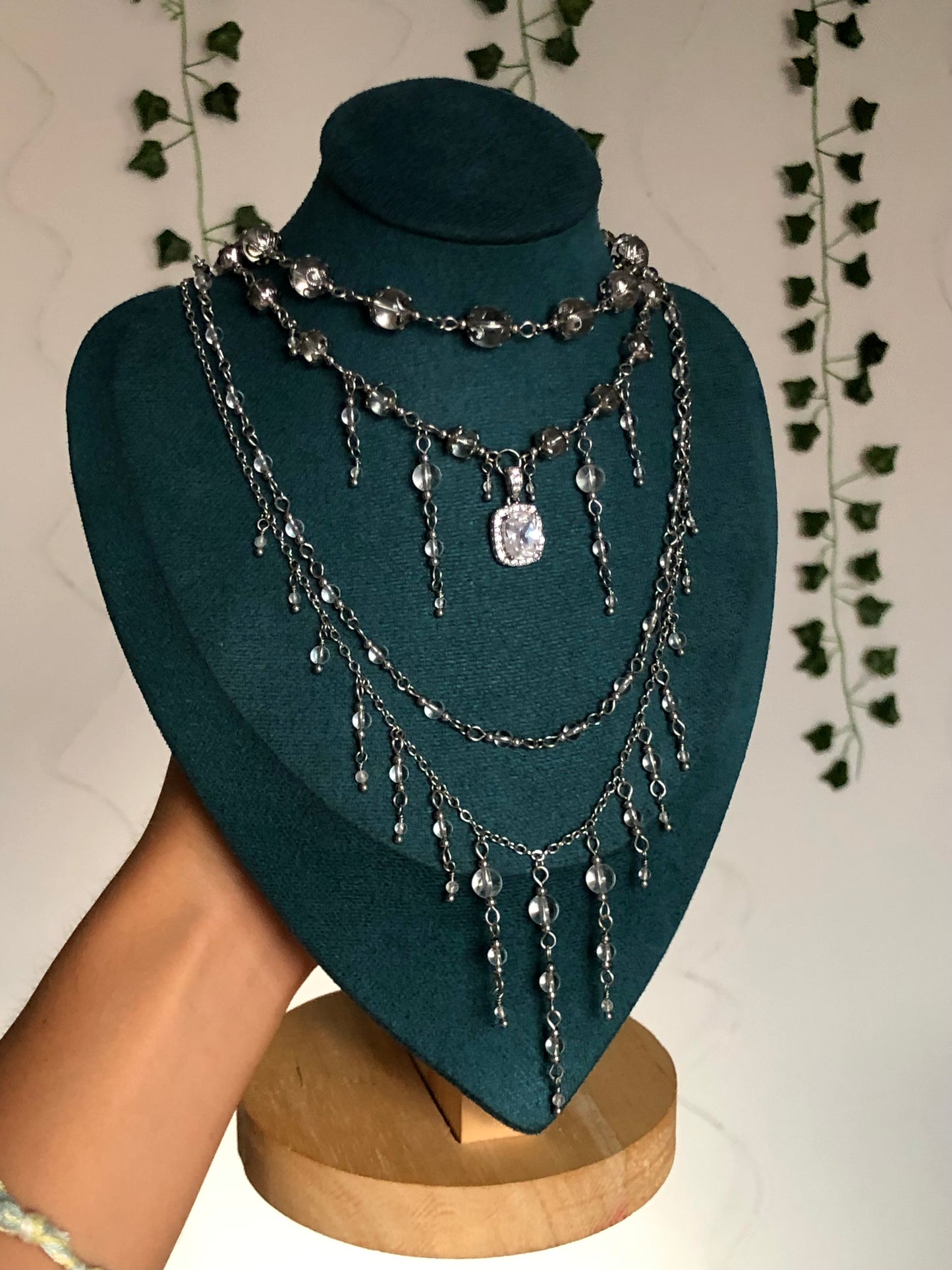 Collier « Artémis » Cristal de roche