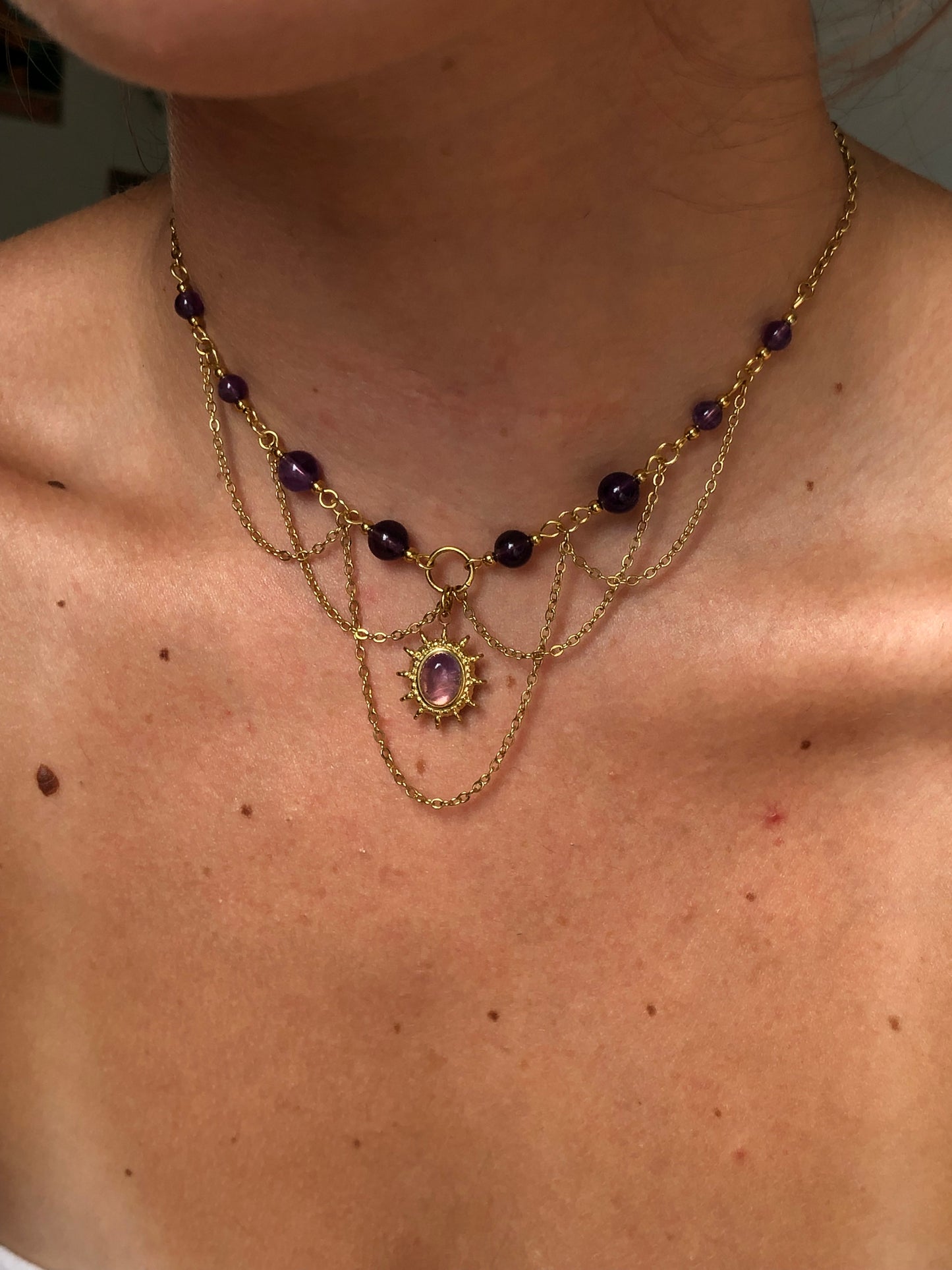 Collier « Edwina Sharma » Améthyste