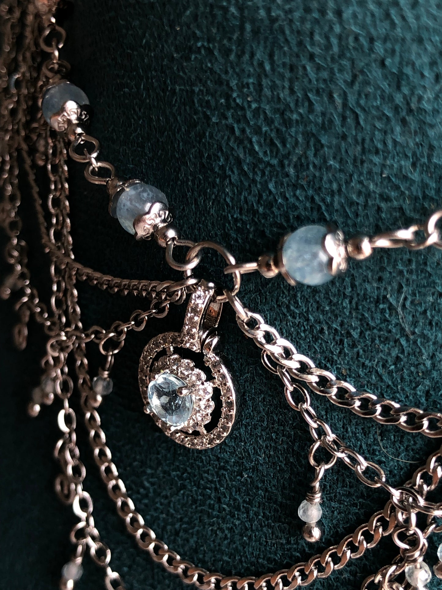 Collier « Arwen » Aigue-marine
