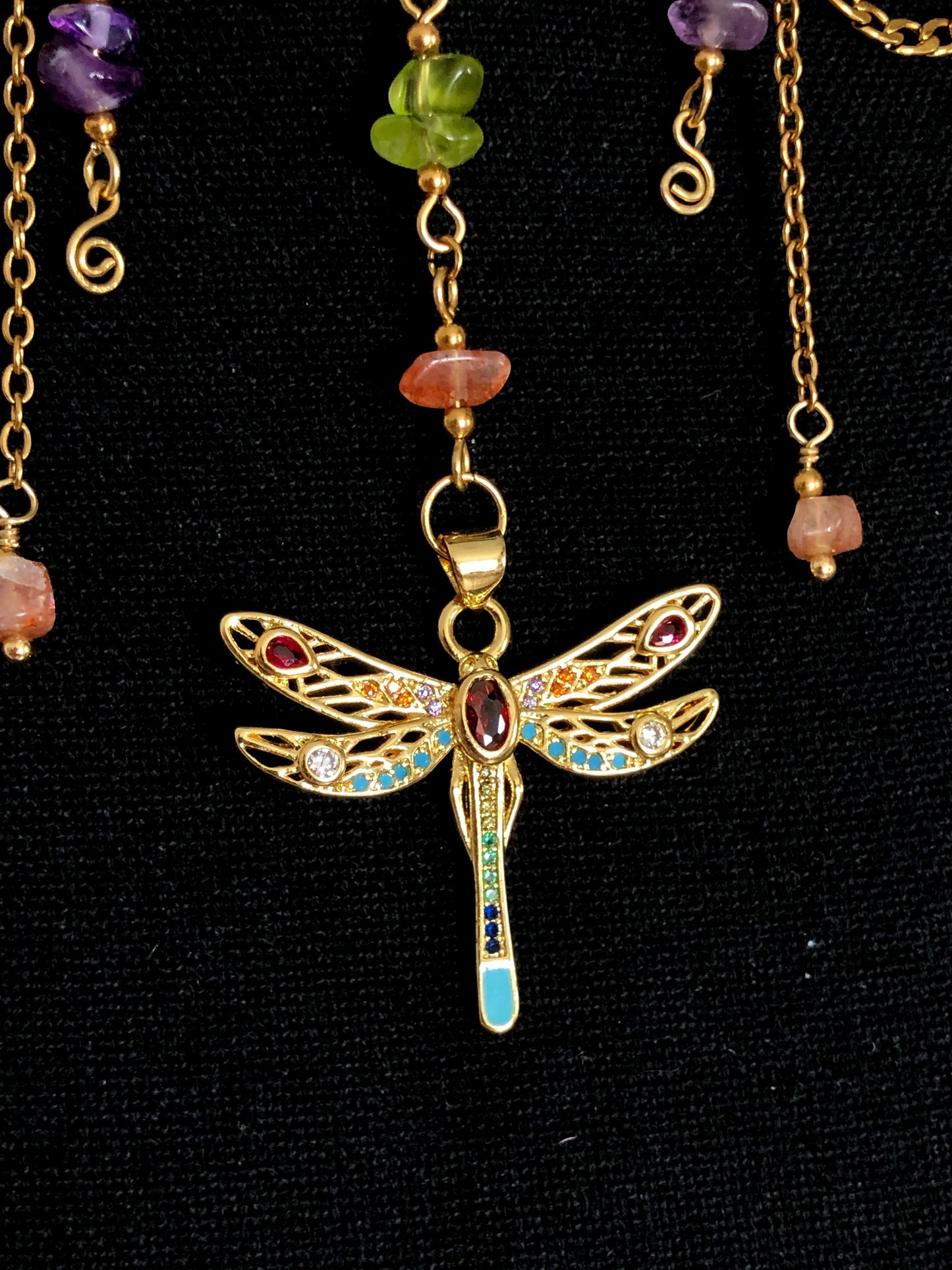 Collier « Lumenia » mélange pierres naturelles