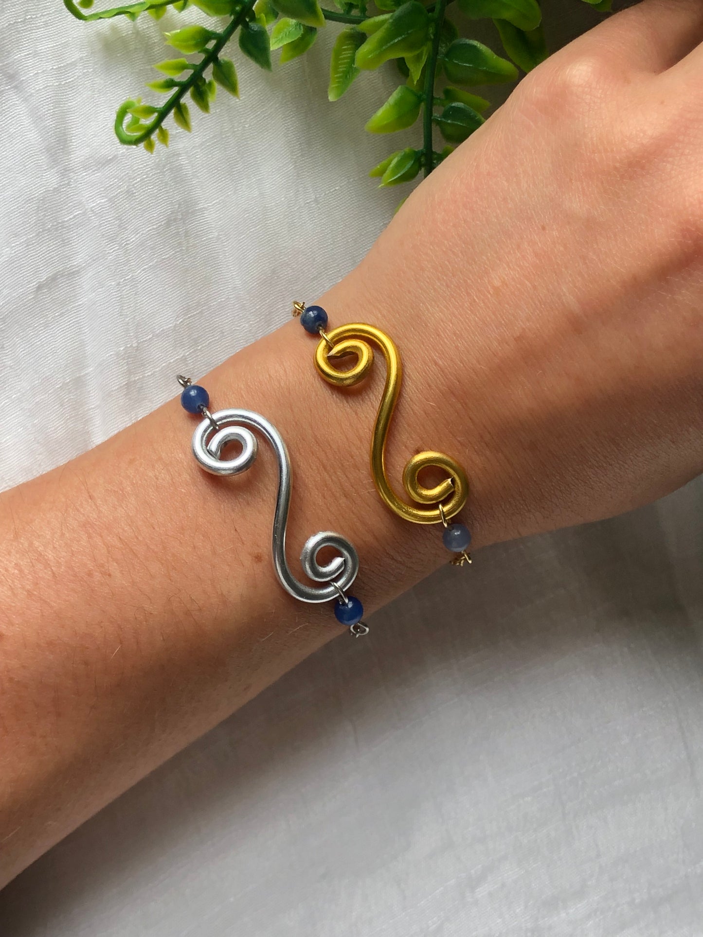 Bracelet Aventurine bleue