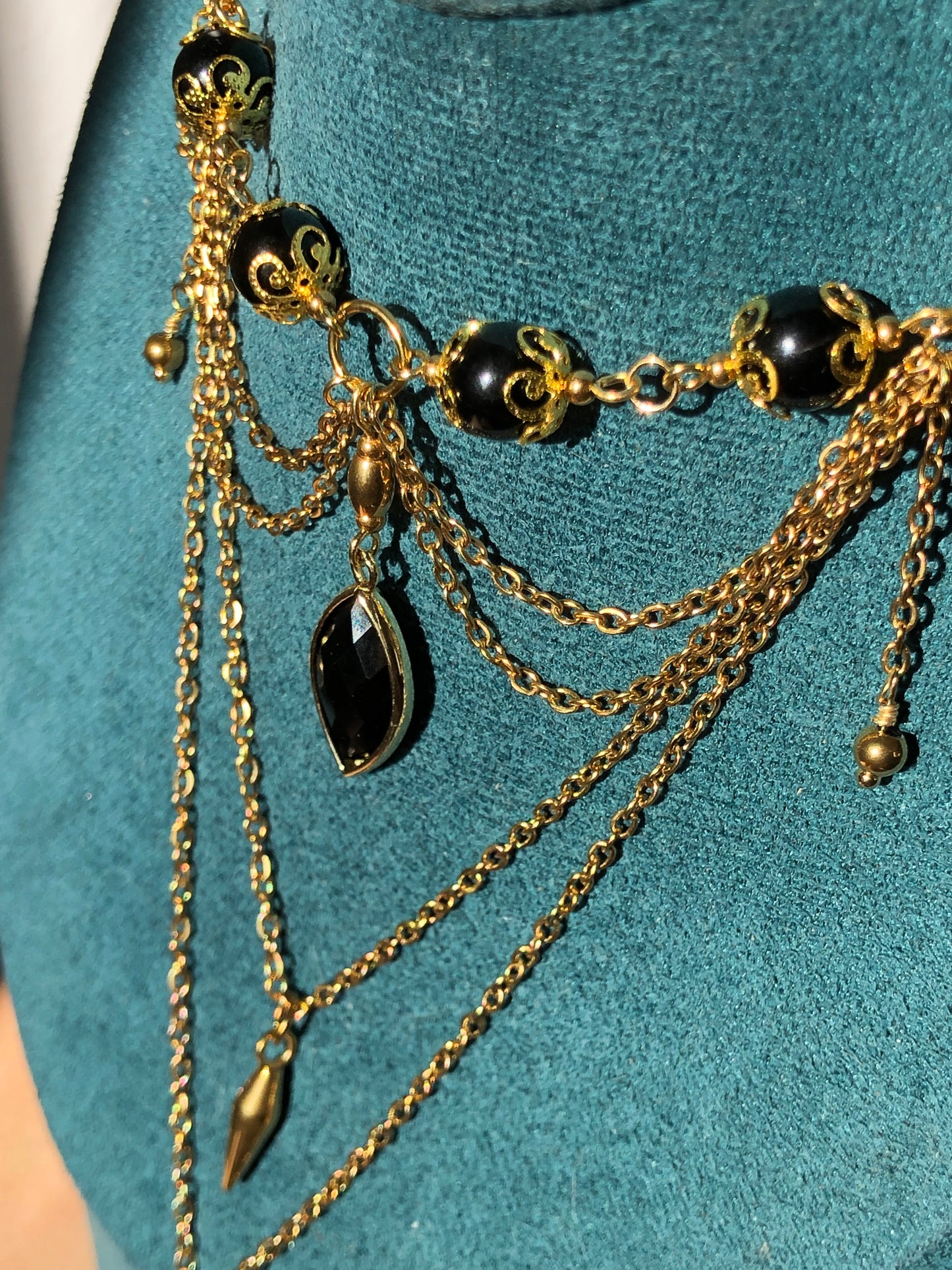 Collier « Mystic » Tourmaline noir