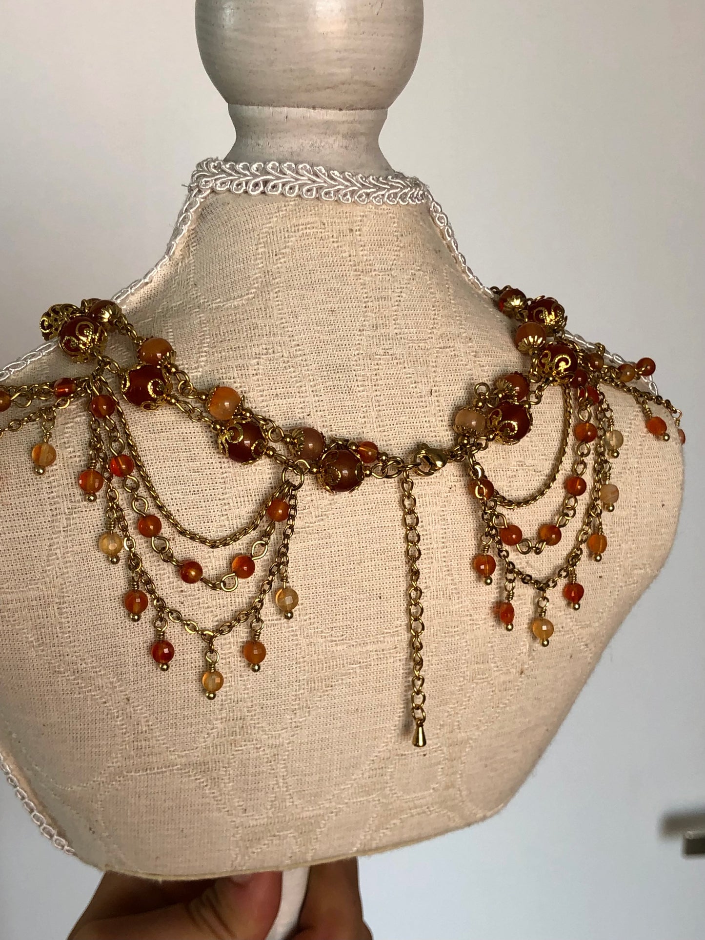Collier « Éos » Cornaline