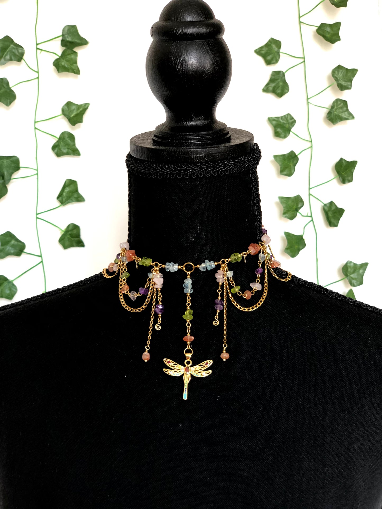 Collier « Lumenia » mélange pierres naturelles