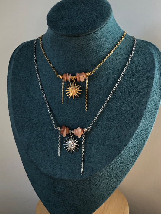 Collier « Sun » Pierre de Soleil