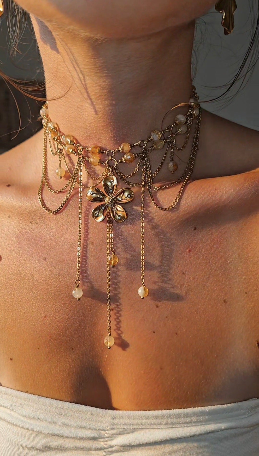 Collier "Katia" Citrine