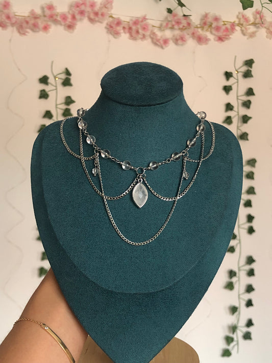 Collier « Francesca » Cristal de roche
