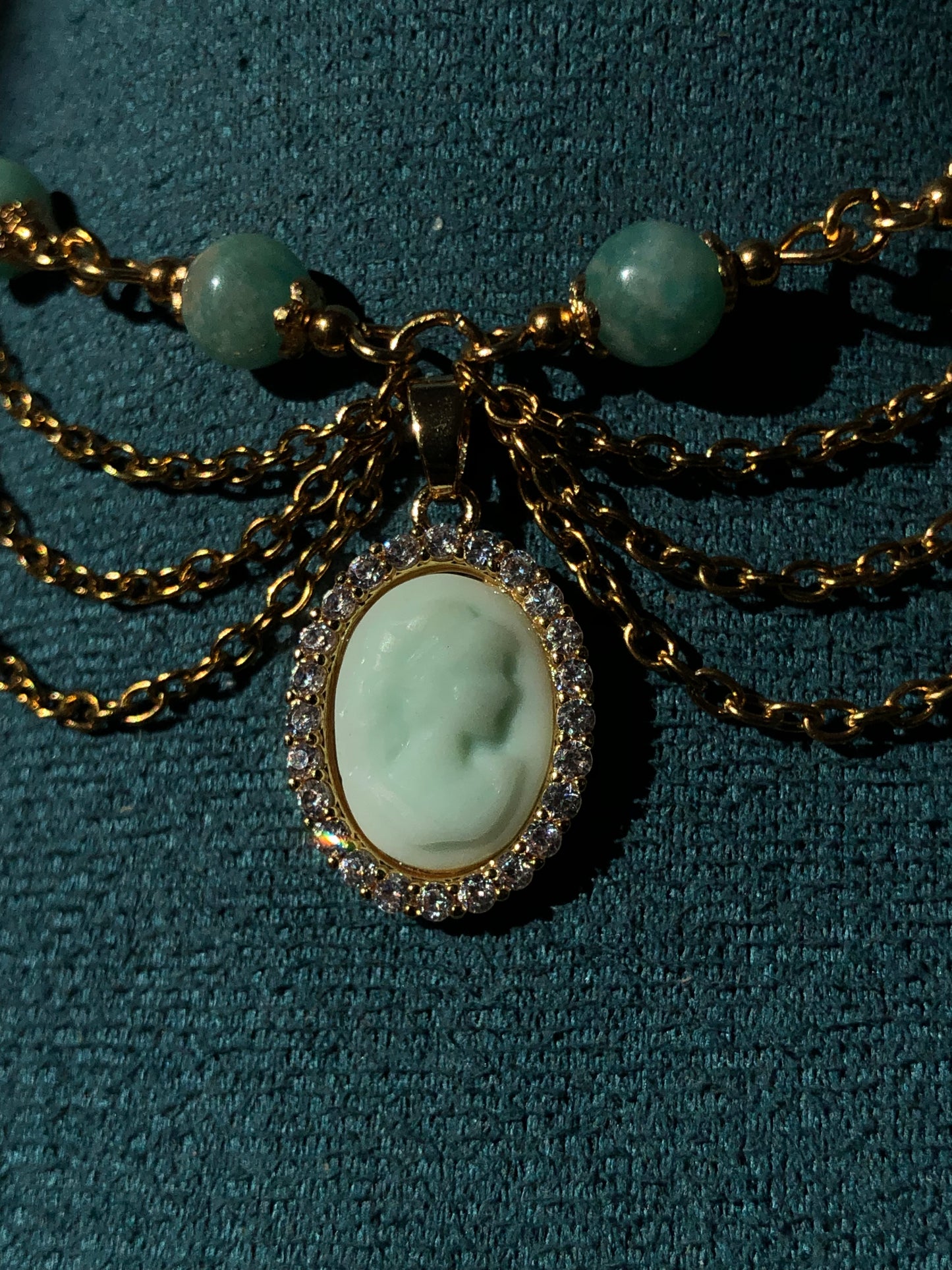 Collier « Sophie » Amazonite