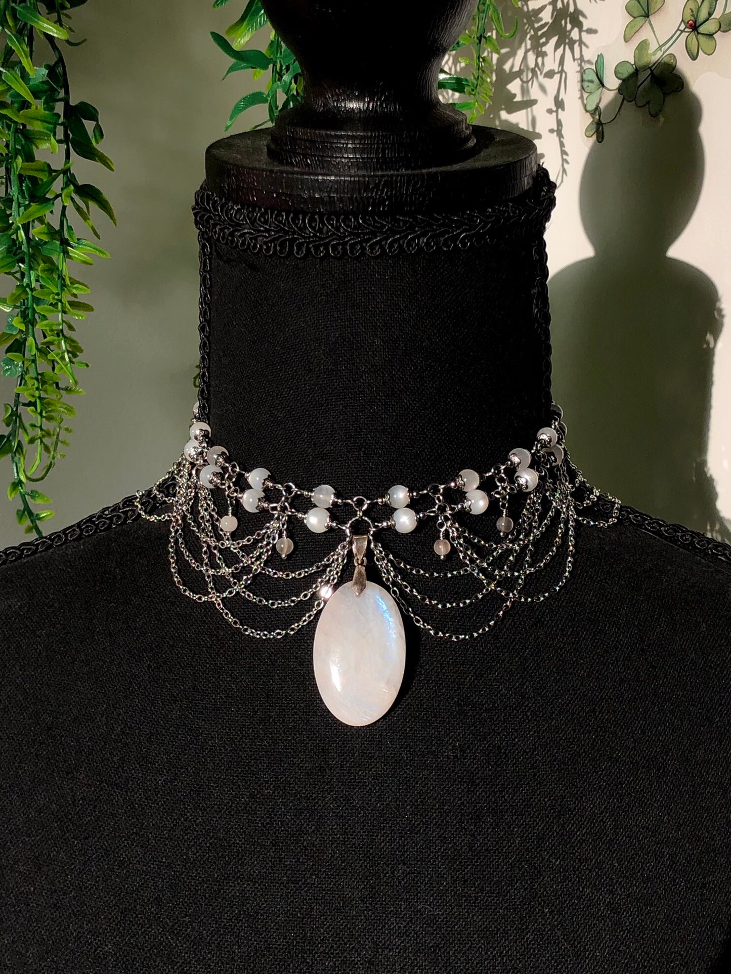 Collier « Mélusine » Pierre de Lune