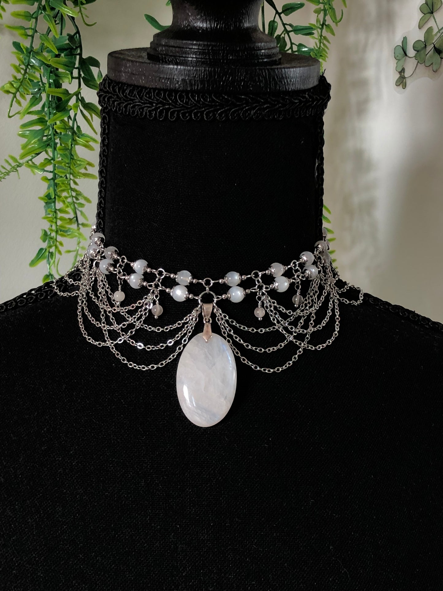 Collier « Mélusine » Pierre de Lune