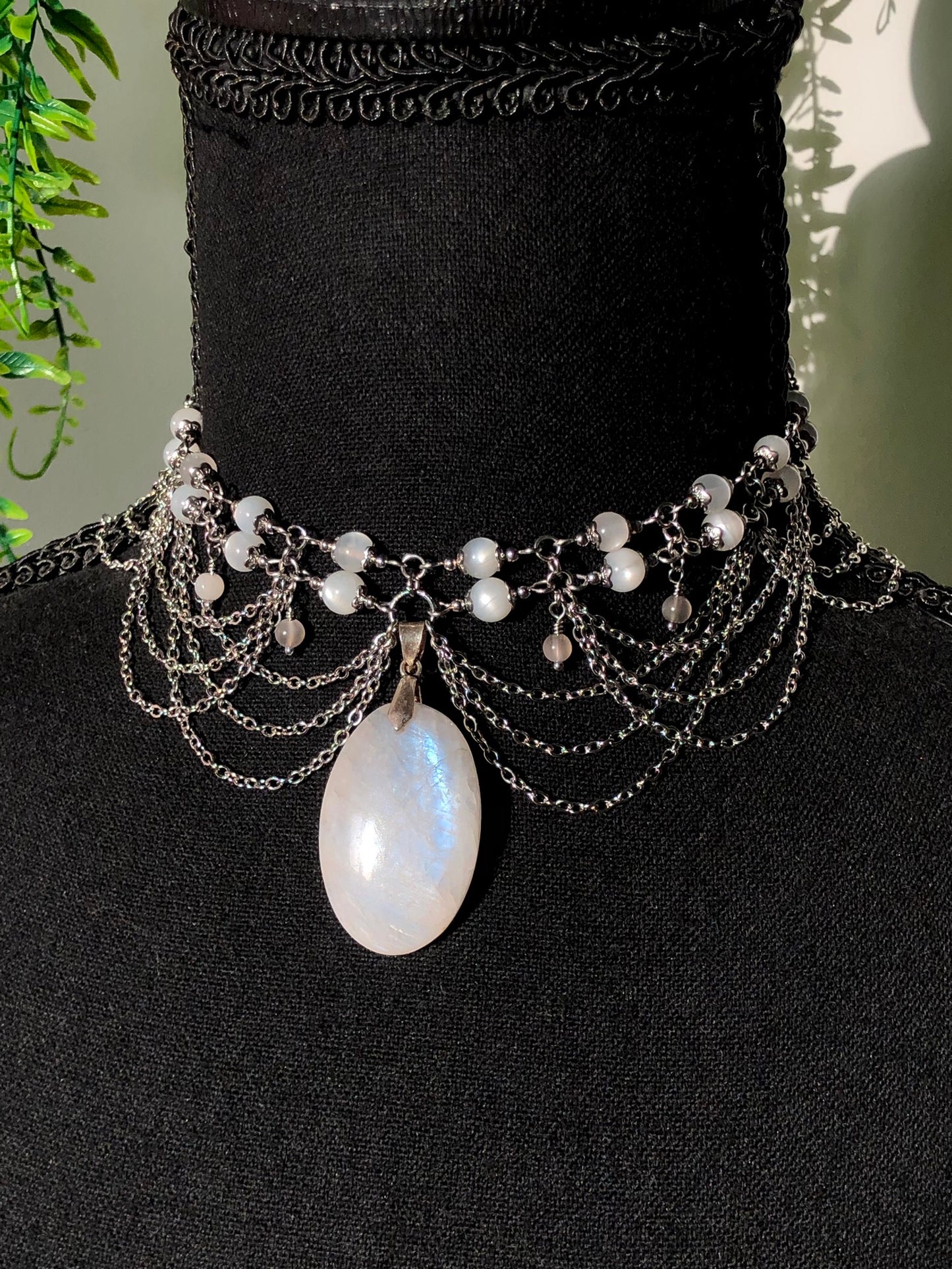 Collier « Mélusine » Pierre de Lune