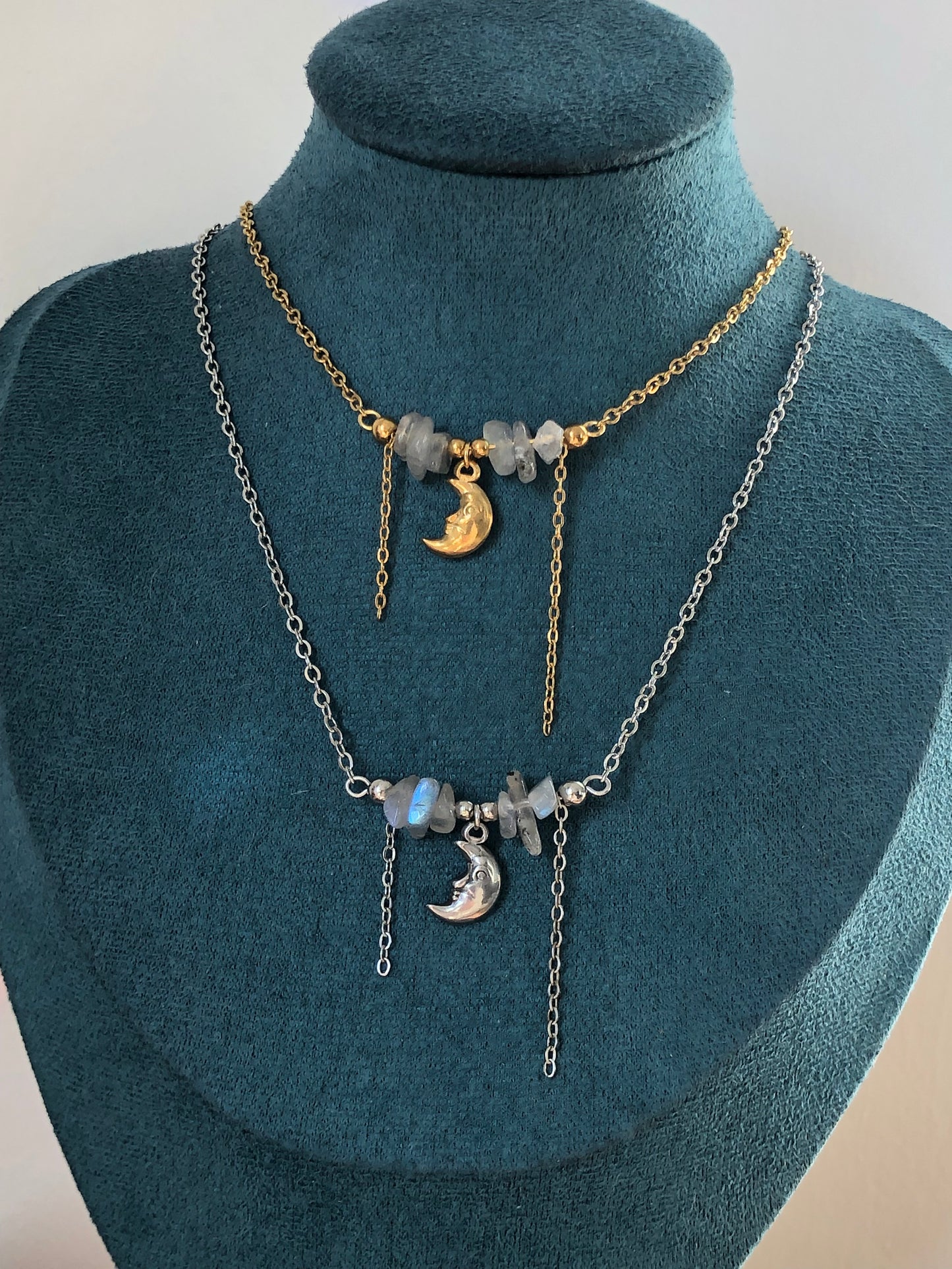 Collier « Moon » Labradorite