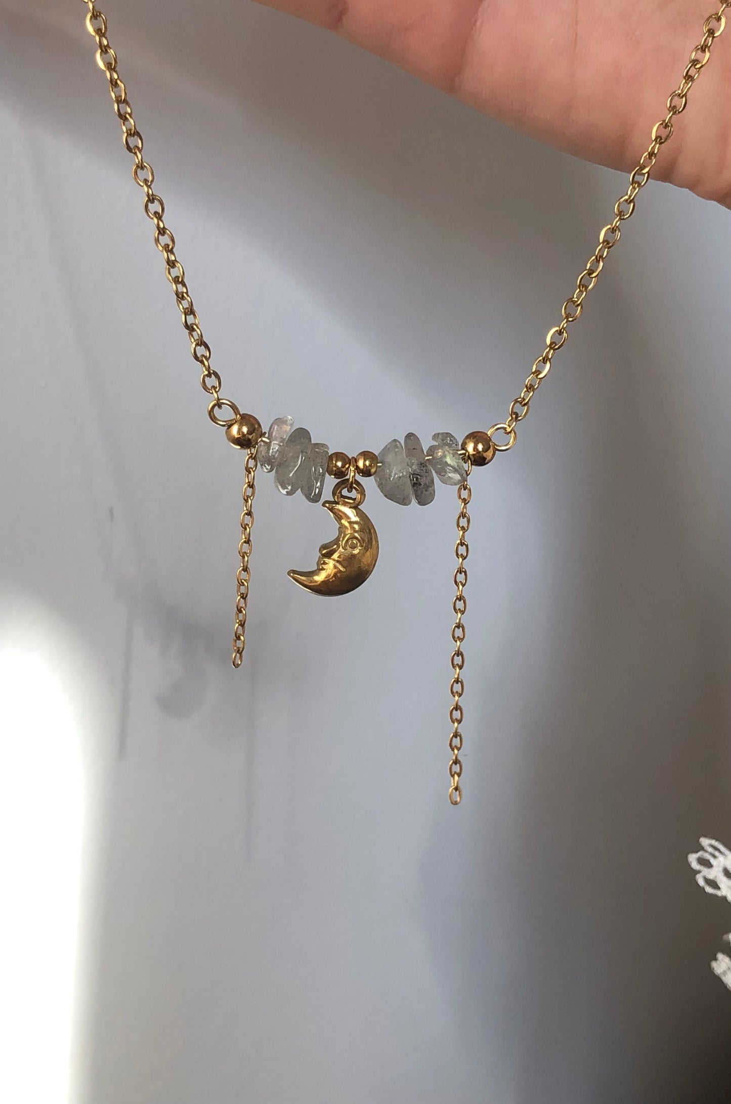 Collier « Moon » Labradorite