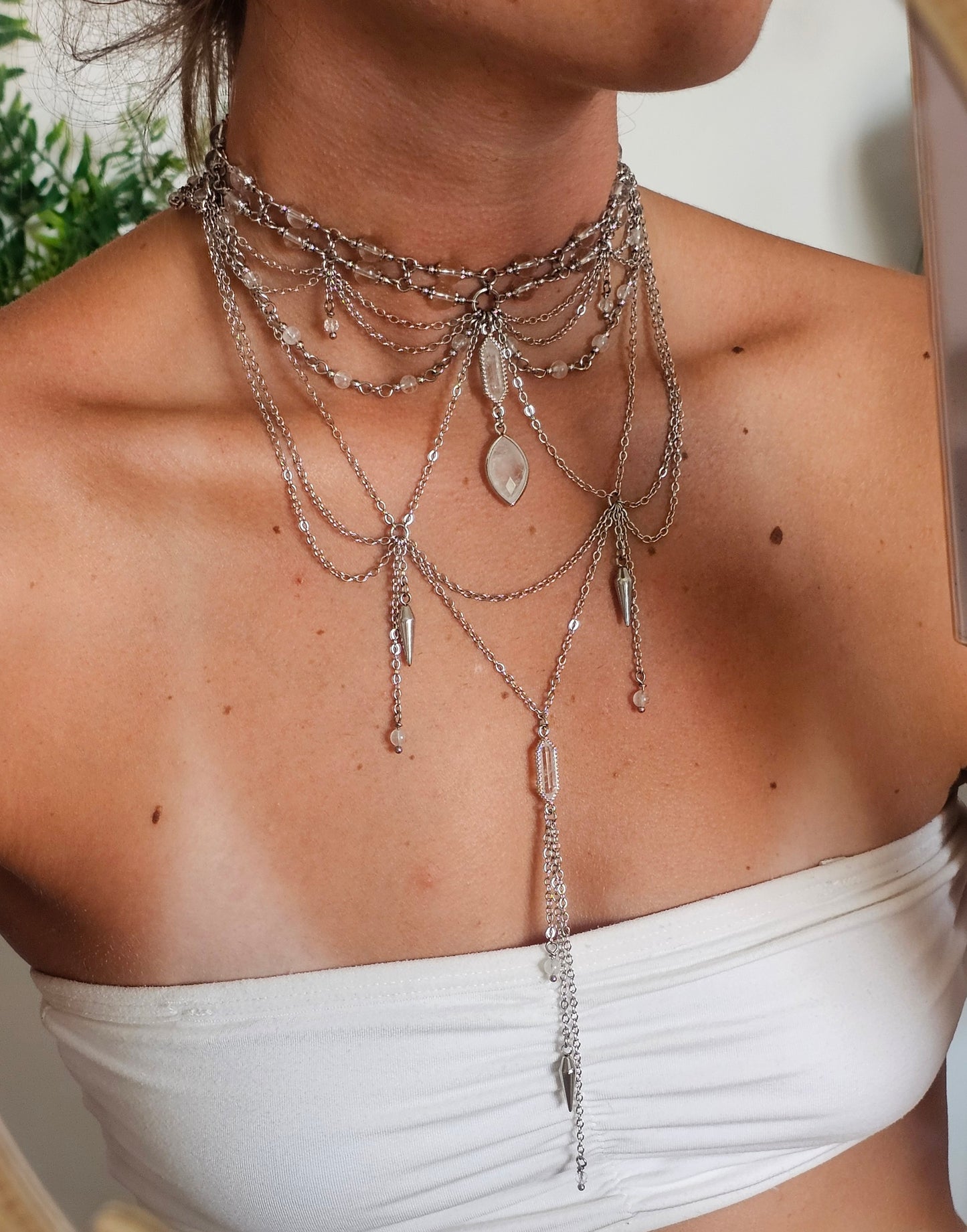 Collier "Lucrezia" Cristal de roche