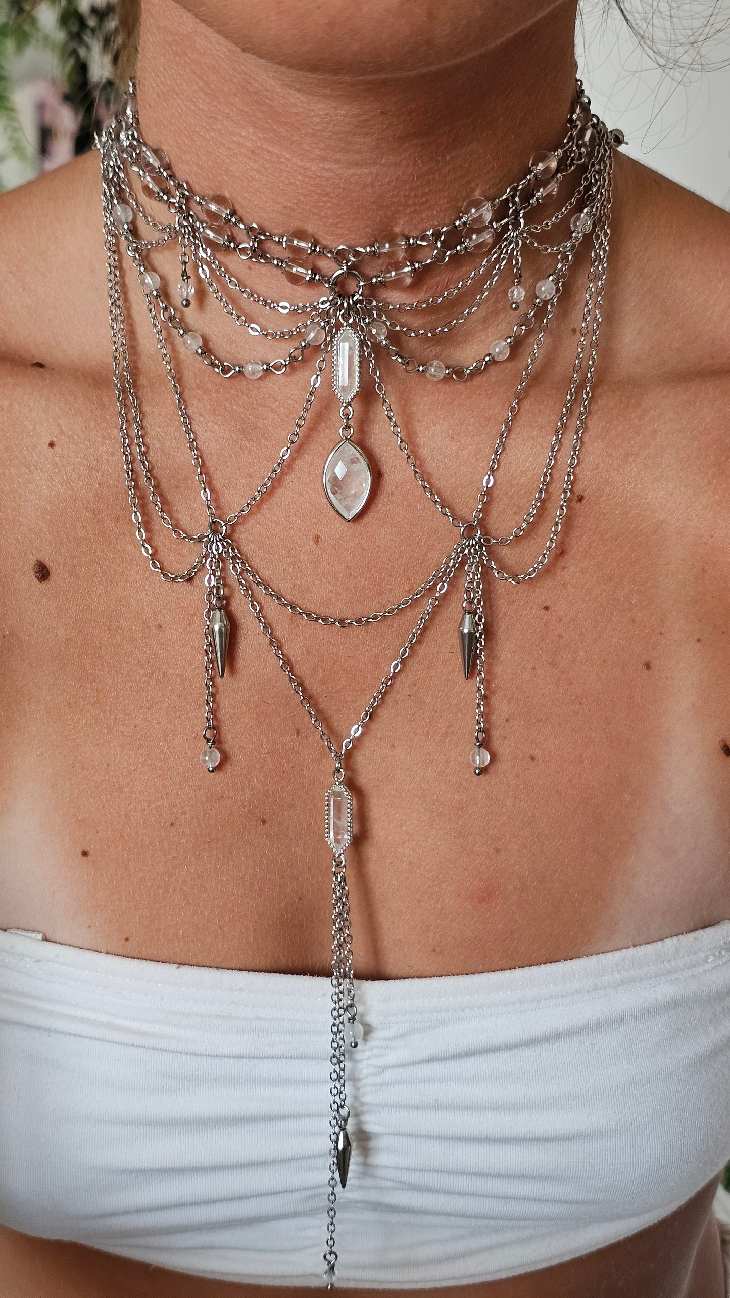 Collier "Lucrezia" Cristal de roche