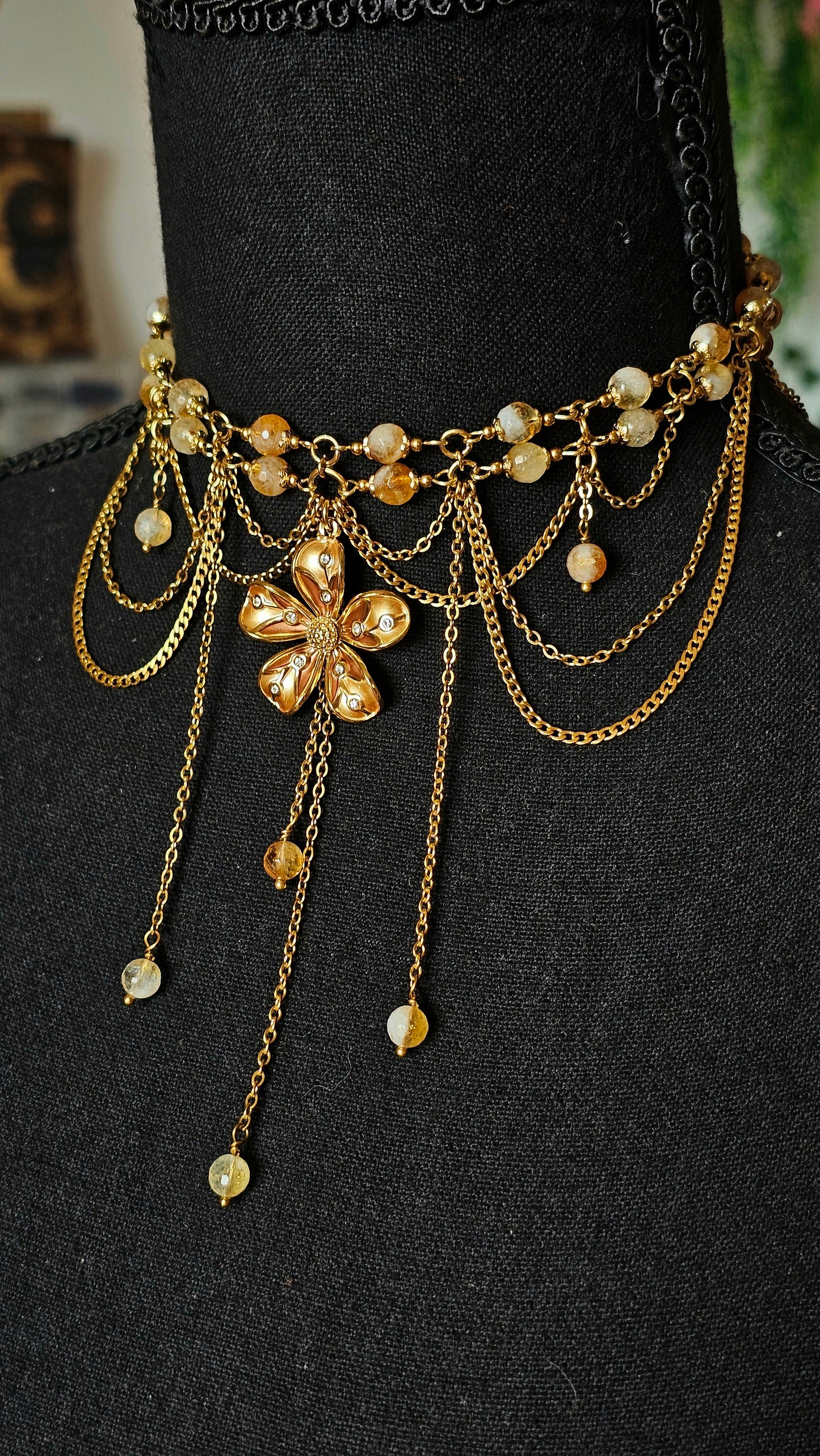 Collier "Katia" Citrine