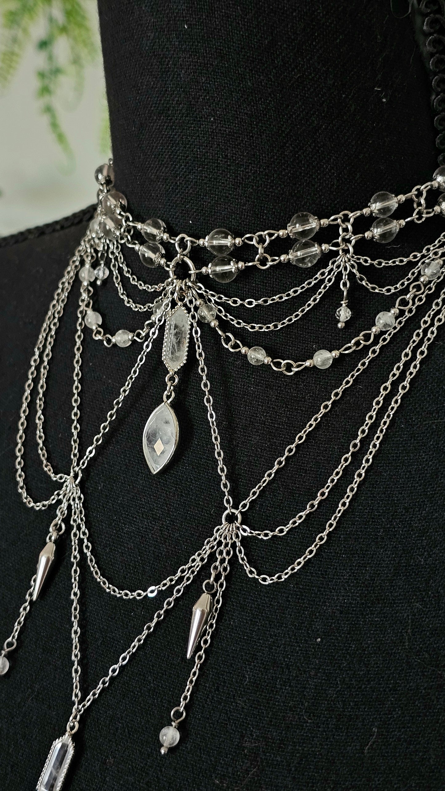 Collier "Lucrezia" Cristal de roche