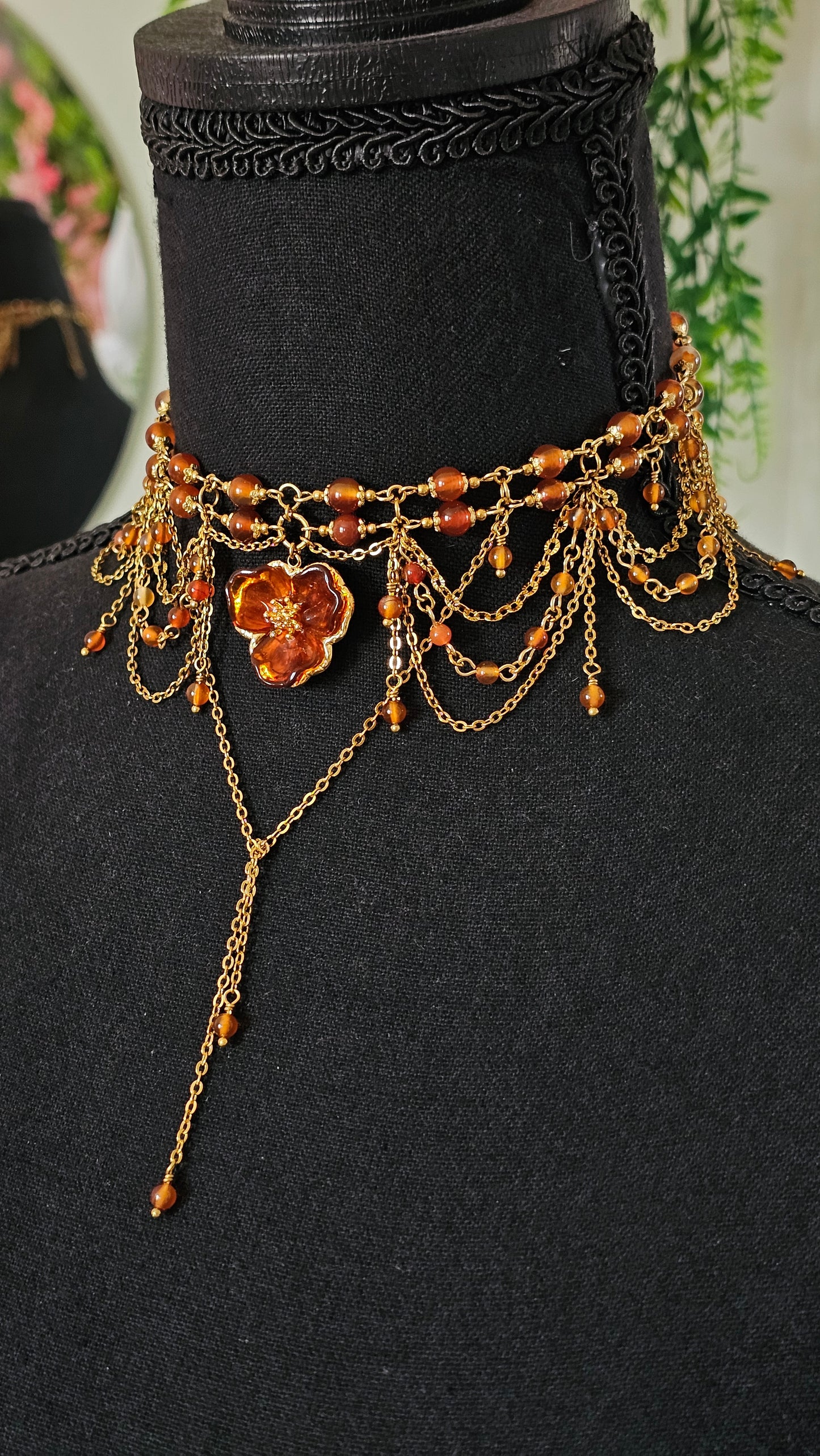 Collier "Nefertari" Cornaline