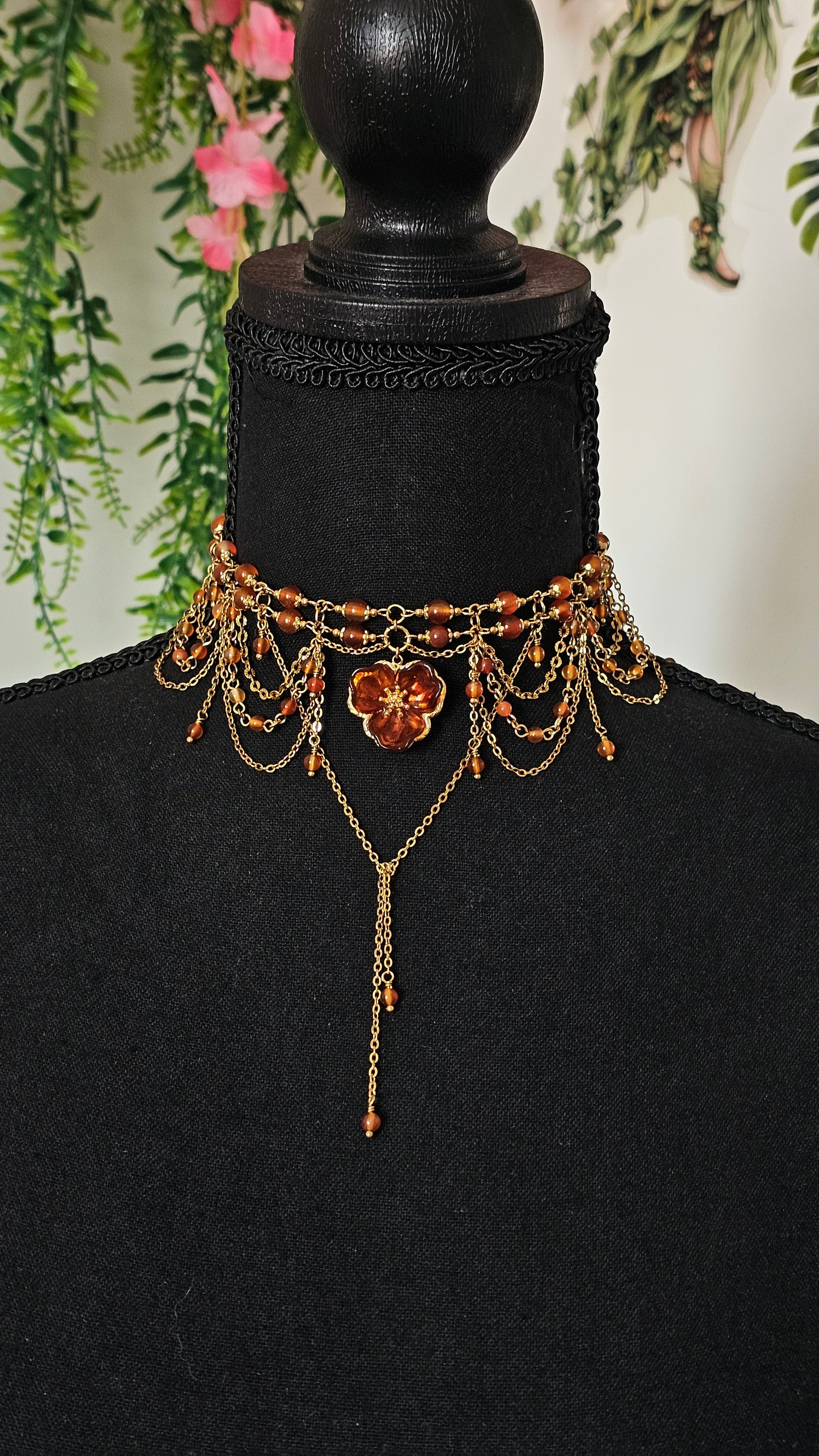 Collier "Nefertari" Cornaline