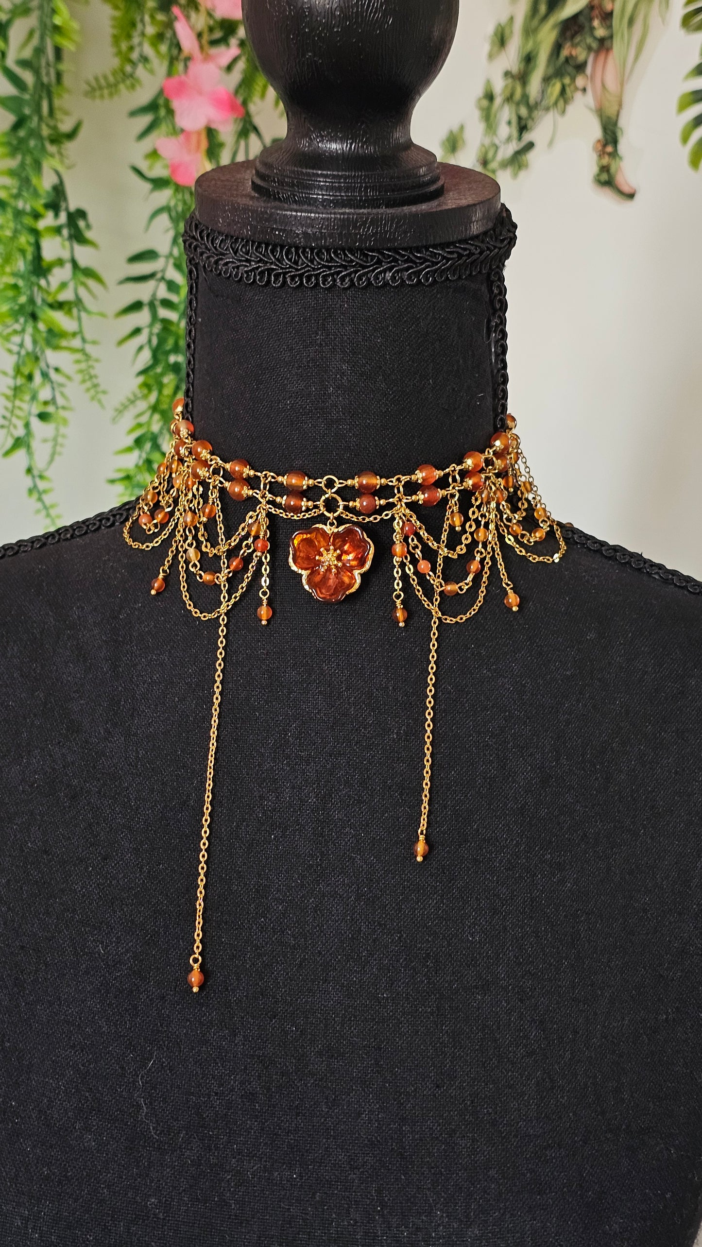 Collier "Nefertari" Cornaline