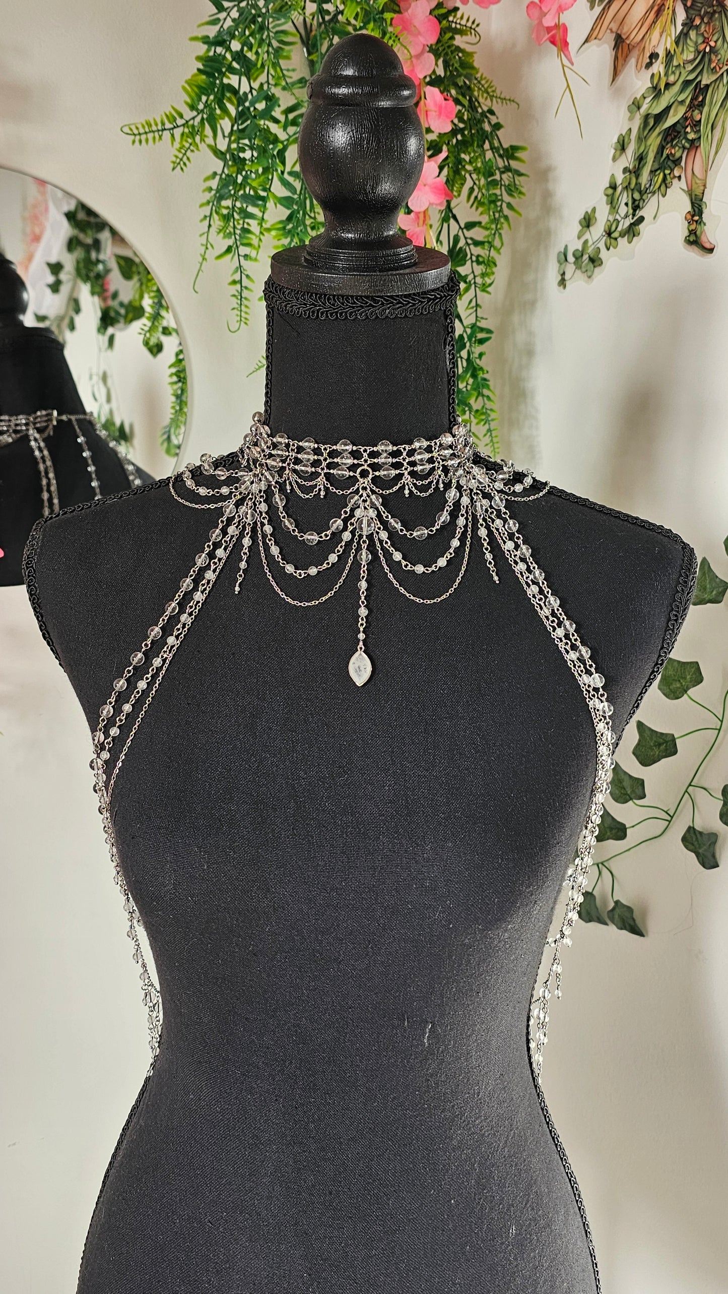 Bijou de corps "Déesse" Cristal de roche
