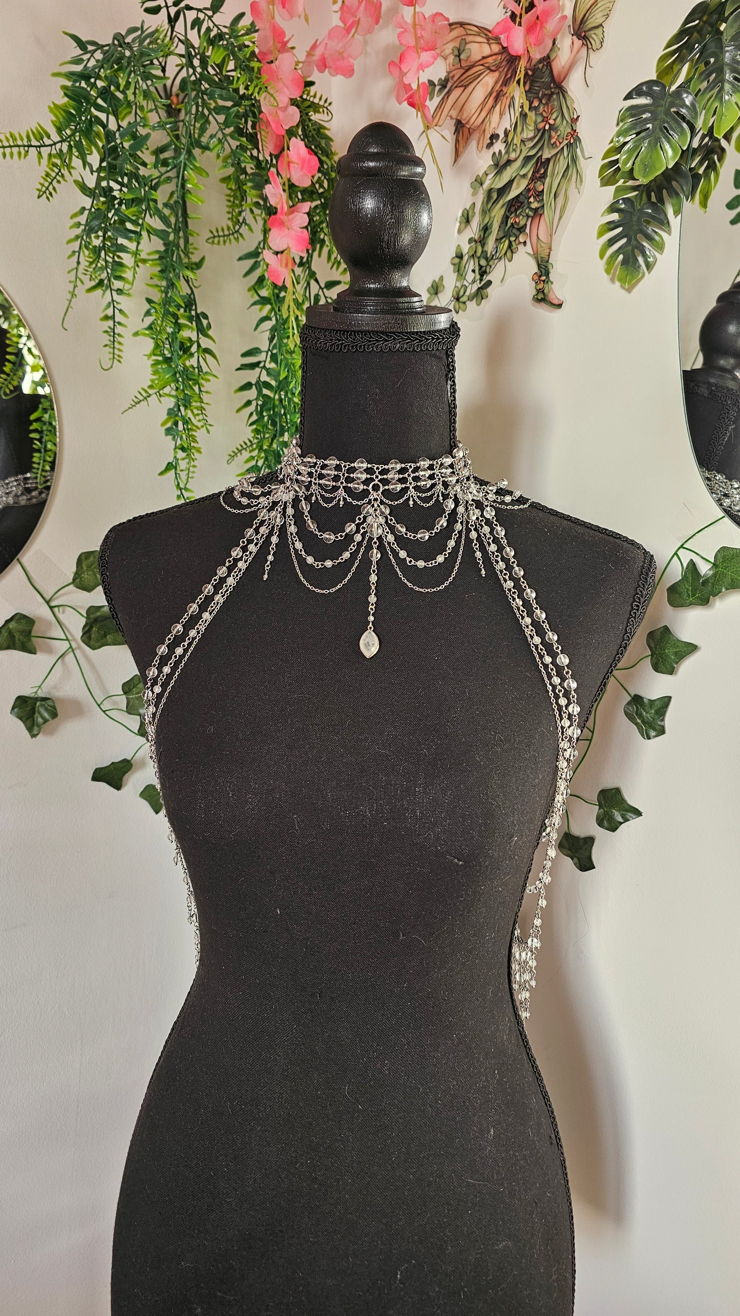 Bijou de corps "Déesse" Cristal de roche