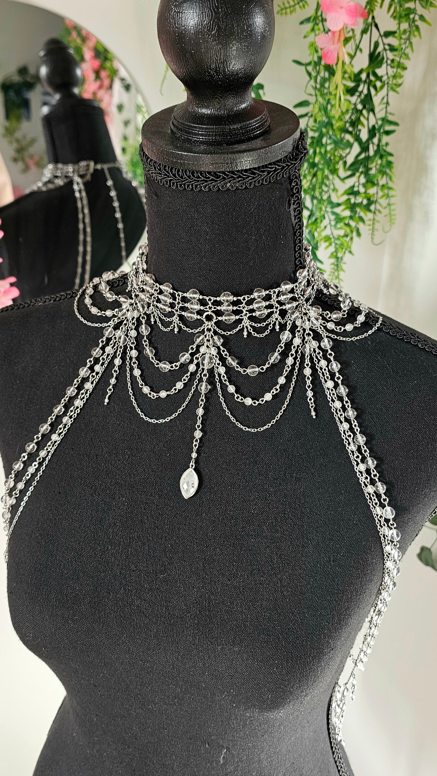 Bijou de corps "Déesse" Cristal de roche