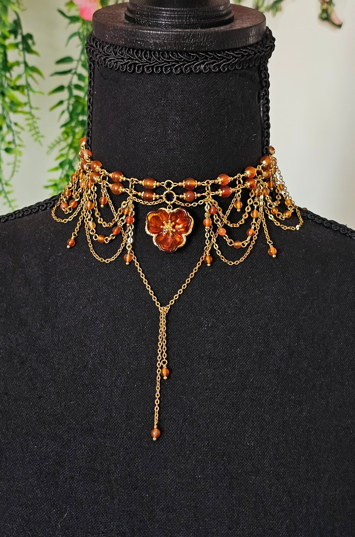 Collier "Nefertari" Cornaline