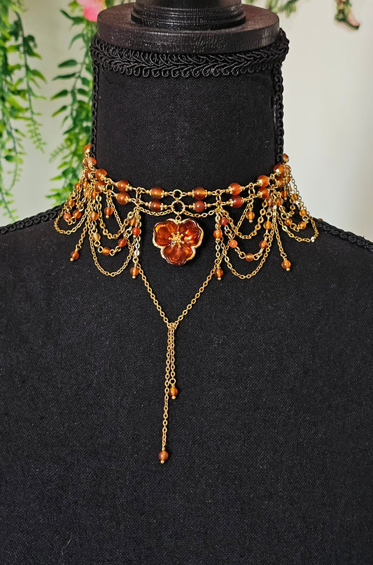 Collier "Nefertari" Cornaline