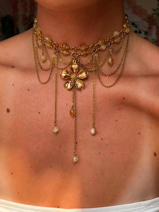 Collier "Katia" Citrine