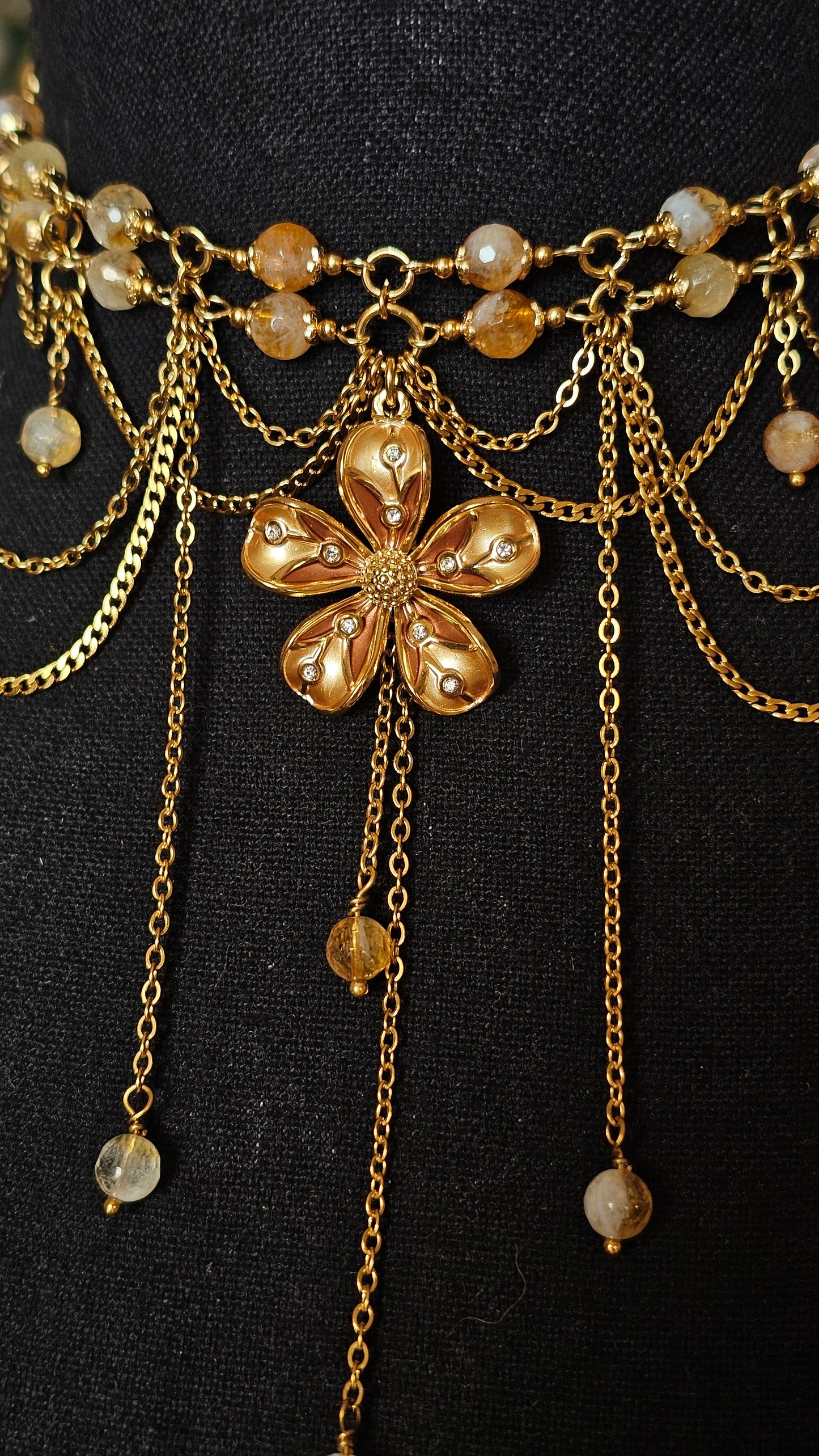 Collier "Katia" Citrine