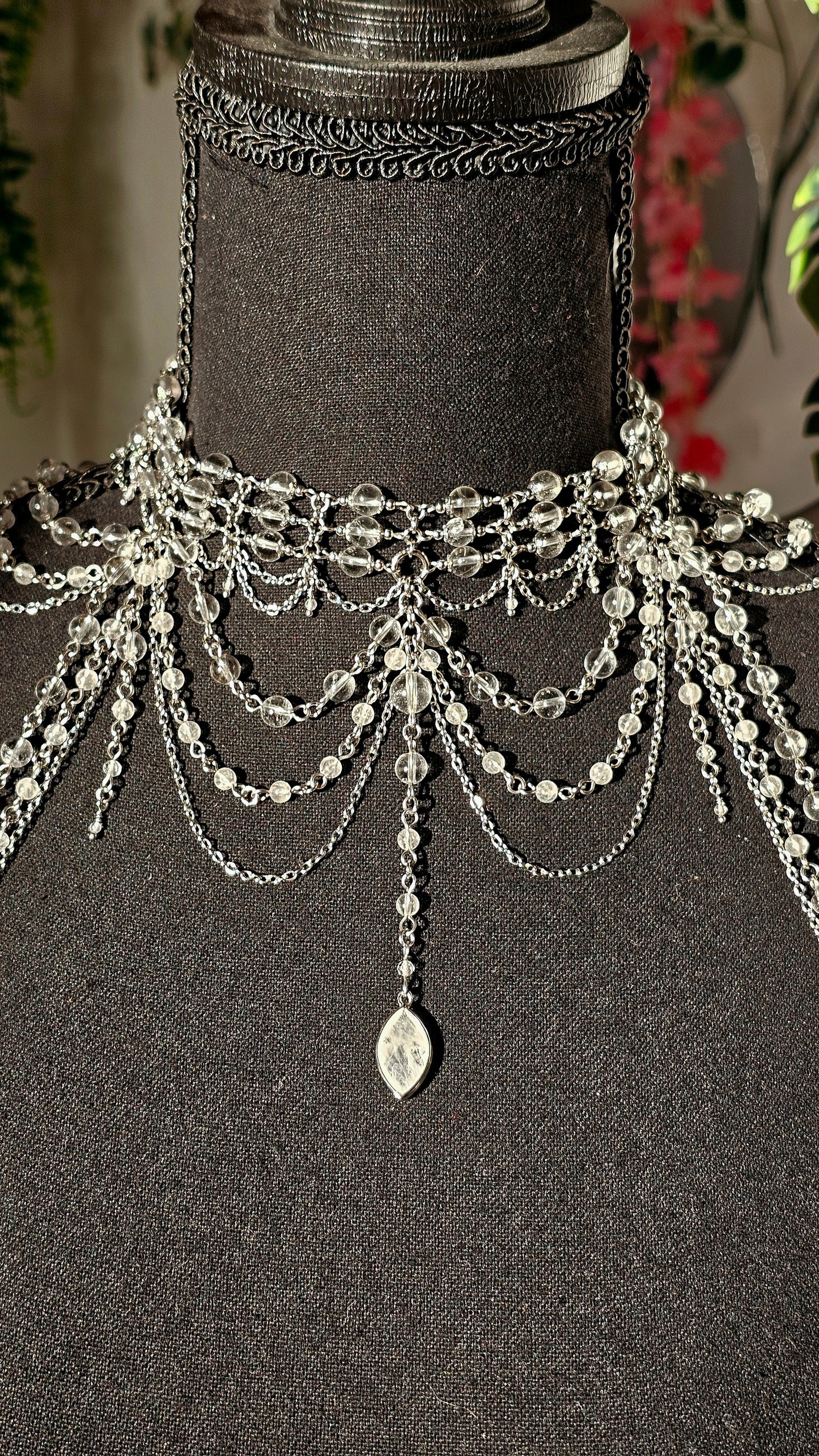 Bijou de corps "Déesse" Cristal de roche