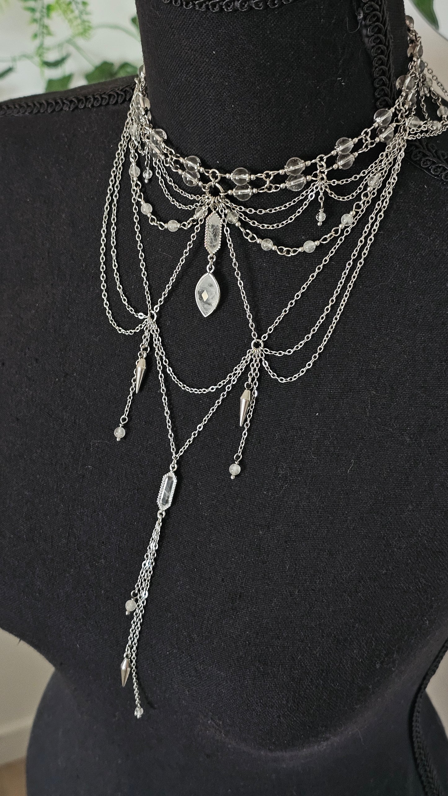 Collier "Lucrezia" Cristal de roche